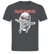 Мужская футболка Iron Maiden head Графит фото