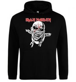 Женская толстовка (худи) Iron Maiden head