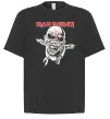 Футболка Оверсайз Iron Maiden head Черный фото