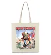 Эко-сумка Iron Maiden trooper Бежевый фото