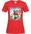 Жіноча футболка Iron Maiden trooper Червоний фото