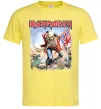 Мужская футболка Iron Maiden trooper Лимонный фото