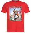 Мужская футболка Iron Maiden trooper Красный фото