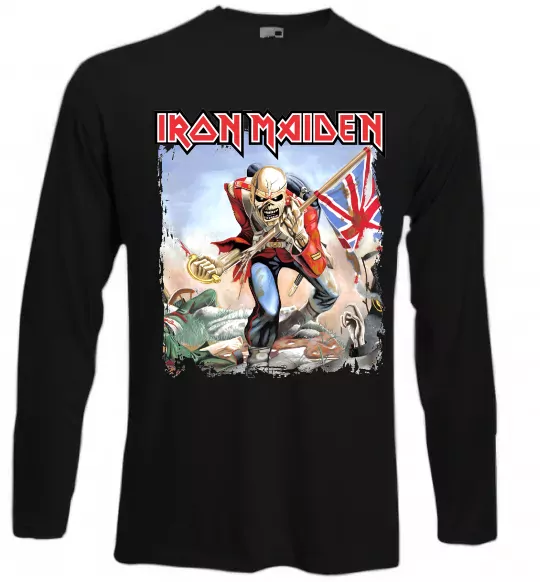 Лонгслив Iron Maiden trooper Черный фото
