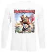 Лонгслив Iron Maiden trooper Белый фото