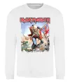 Свитшот Iron Maiden trooper Белый фото