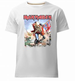 Мужская премиум футболка Iron Maiden trooper