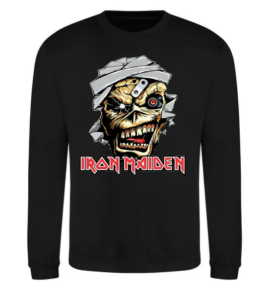 Свитшот Iron Maiden Trooper skull Черный фото