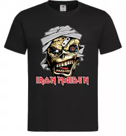 Мужская футболка Iron Maiden Trooper skull Черный фото