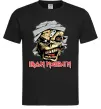 Мужская футболка Iron Maiden Trooper skull Черный фото