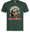 Мужская футболка Iron Maiden Trooper skull Темно-зеленый фото