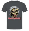 Мужская футболка Iron Maiden Trooper skull Графит фото