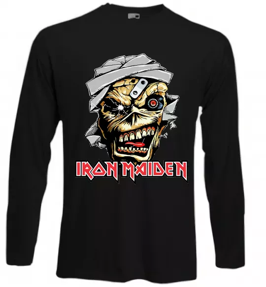 Лонгслив Iron Maiden Trooper skull Черный фото