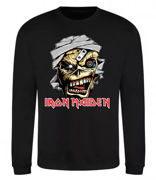 Свитшот Iron Maiden Trooper skull Черный фото