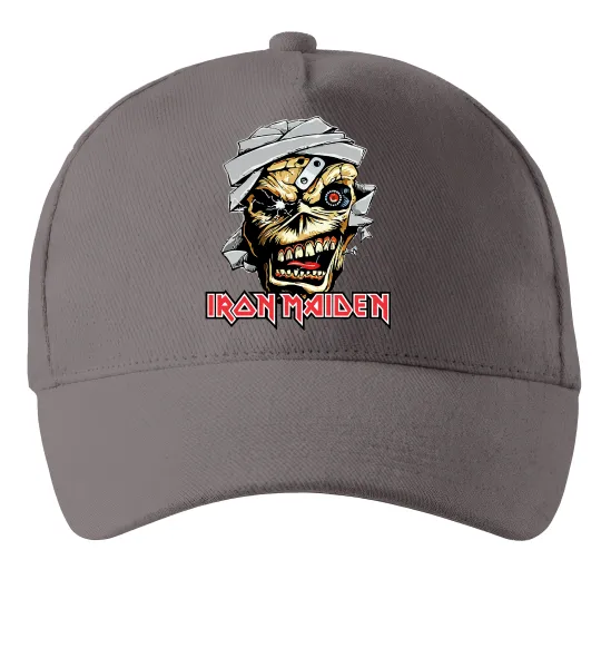 Кепка Iron Maiden Trooper skull Серый фото