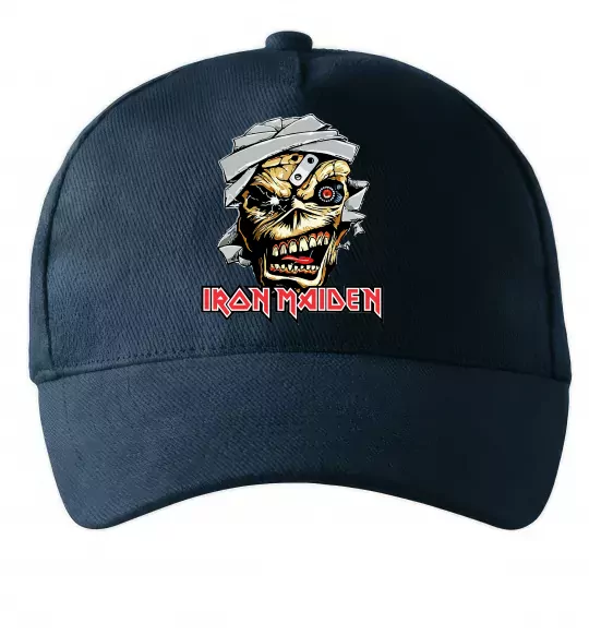 Кепка Iron Maiden Trooper skull Темно-синий фото