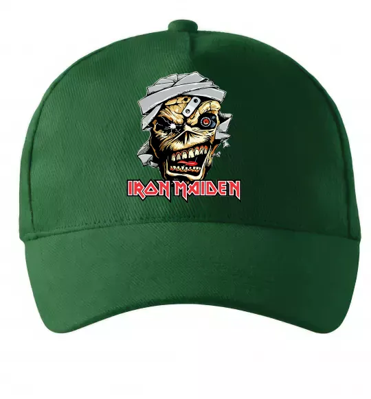 Кепка Iron Maiden Trooper skull Темно-зеленый фото