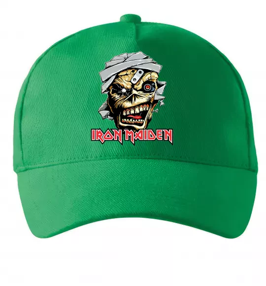 Кепка Iron Maiden Trooper skull Зеленый фото
