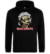 Чоловіча толстовка (худі) Iron Maiden Trooper skull Чорний фото