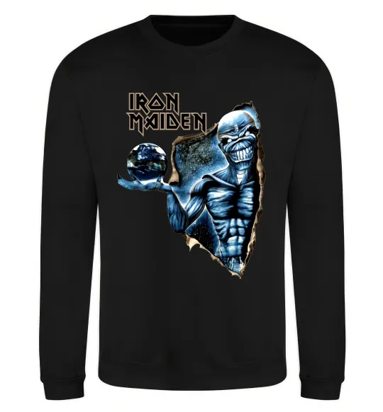 Свитшот Iron Maiden Space Черный фото