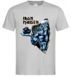 Мужская футболка Iron Maiden Space Серый фото