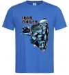 Мужская футболка Iron Maiden Space Ярко-синий фото