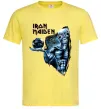 Мужская футболка Iron Maiden Space Лимонный фото