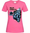 Женская футболка Iron Maiden Space Ярко-розовый фото