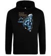 Мужская толстовка (худи) Iron Maiden Space Черный фото
