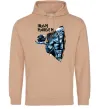 Мужская толстовка (худи) Iron Maiden Space Песочный фото