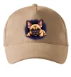 Кепка Милий французький бульдог Песочный фото