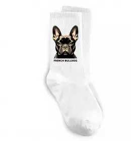 Носки French bulldog Белый фото