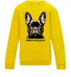 Дитячий світшот French bulldog Сонячно жовтий фото