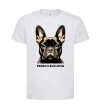 Детская футболка French bulldog Белый фото