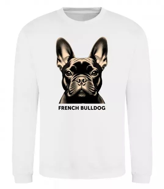Свитшот French bulldog Белый фото