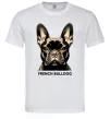 Чоловіча футболка French bulldog Білий фото