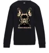 Дитячий світшот French bulldog Чорний фото