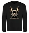 Свитшот French bulldog Черный фото