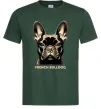 Чоловіча футболка French bulldog Темно-зелений фото