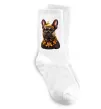 Носки French bulldog king Белый фото