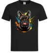 Чоловіча футболка French bulldog sunglasses Чорний фото