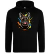 Женская толстовка (худи) French bulldog sunglasses Черный фото