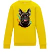 Детский Свитшот French bulldog sunglasses Солнечно желтый фото