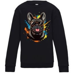 Дитячий світшот French bulldog sunglasses