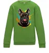 Детский Свитшот French bulldog sunglasses Лаймовый фото