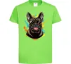 Детская футболка French bulldog sunglasses Лаймовый фото