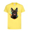 Дитяча футболка French bulldog sunglasses Лимонний фото