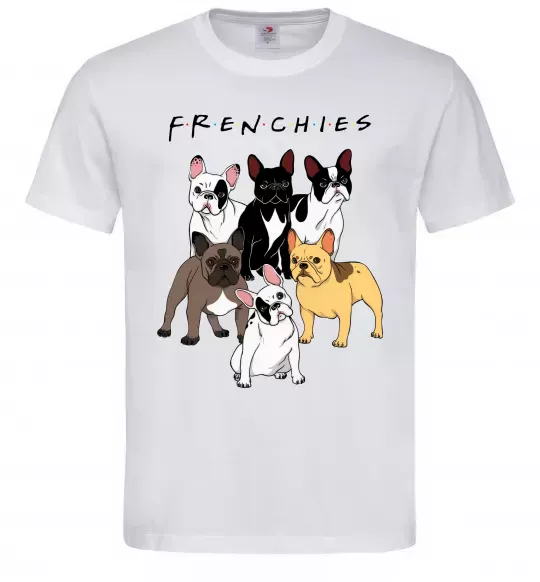 Чоловіча футболка Frenchies Білий фото