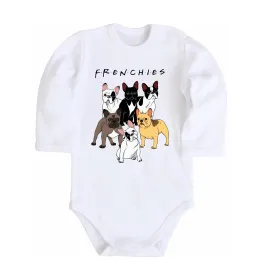 Дитячий бодік Frenchies Білий фото