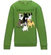 Детский Свитшот Frenchies Лаймовый фото